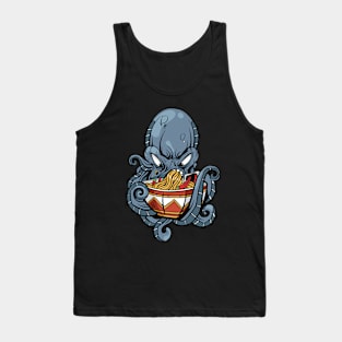 Octopus Eating Ramen Tank Top